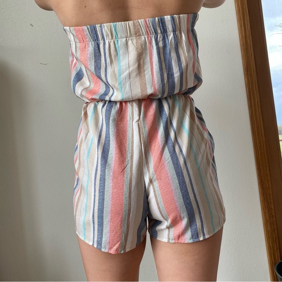 strapless romper - Picture 3 of 11